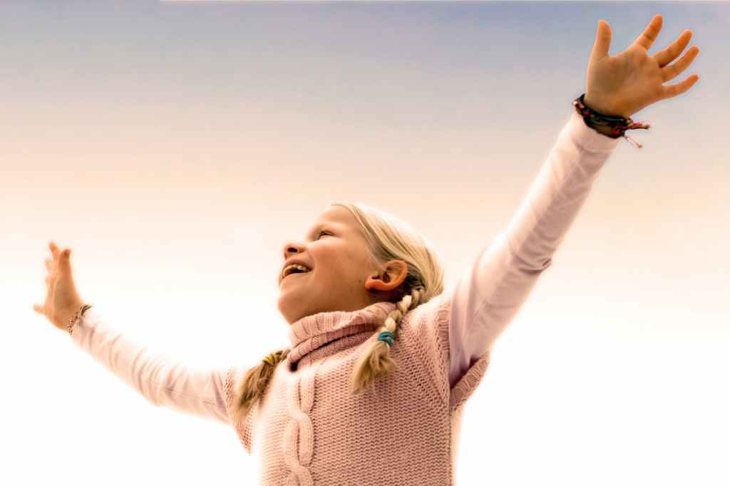 happy and confident child